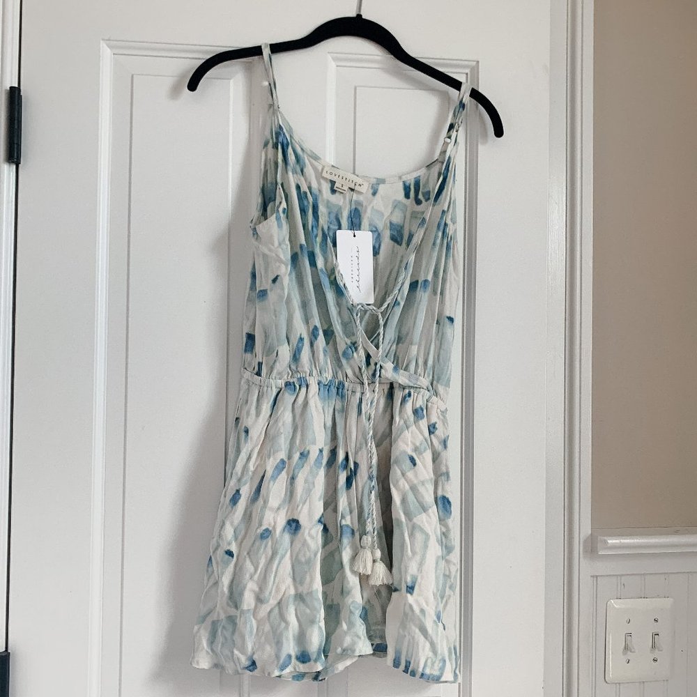 American Threads Romper tiedye in Blue